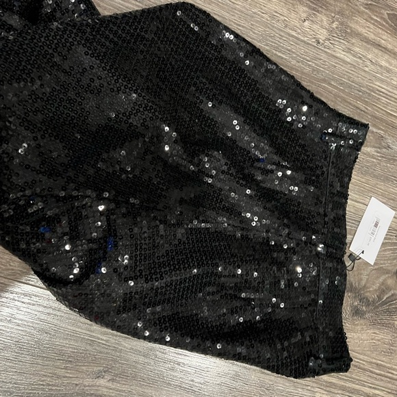 NONchalant Black Sequin Pants - Picture 3 of 3